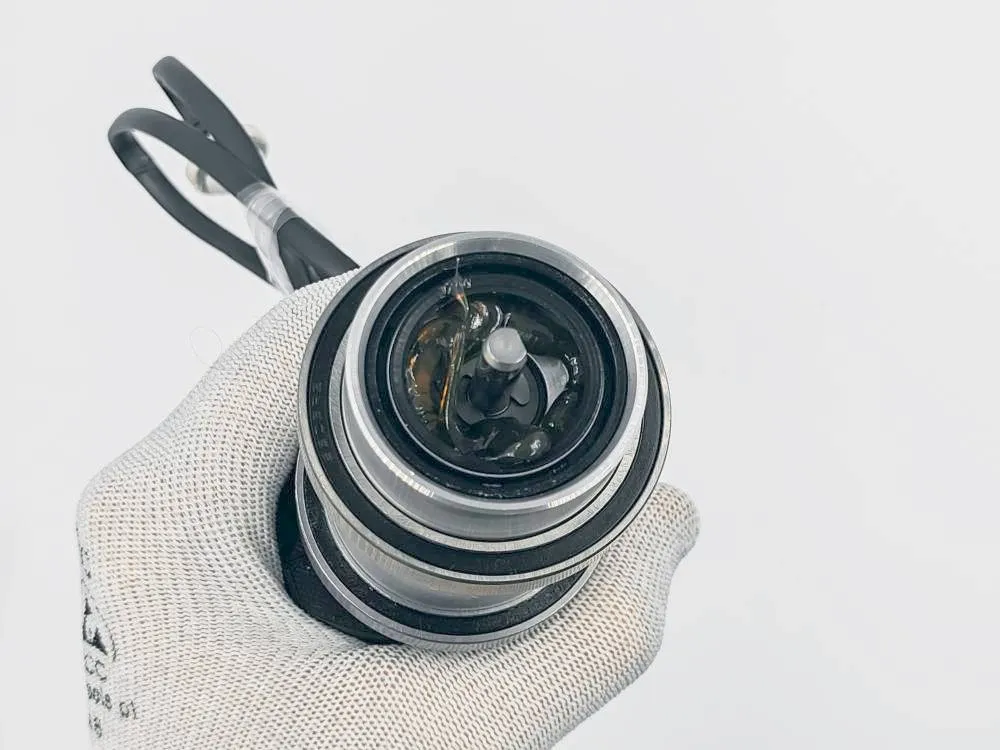 Motor with grease